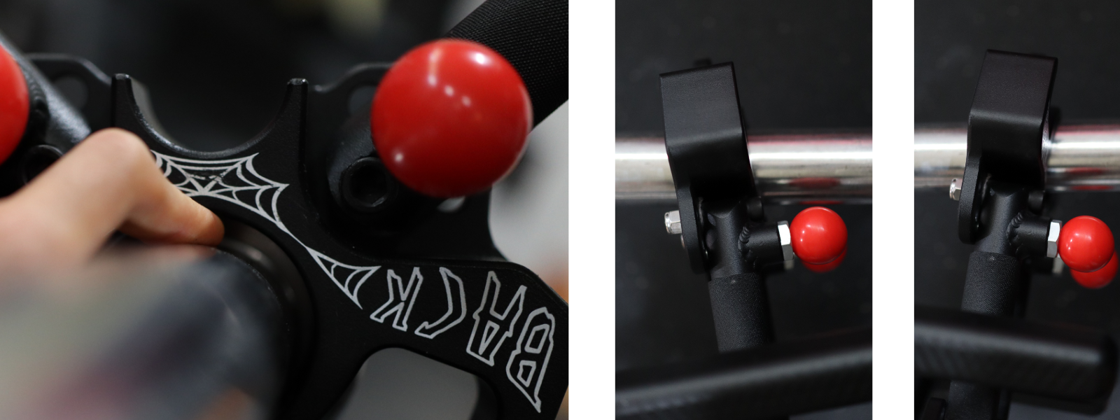 Back widow wiggle room on a barbell.