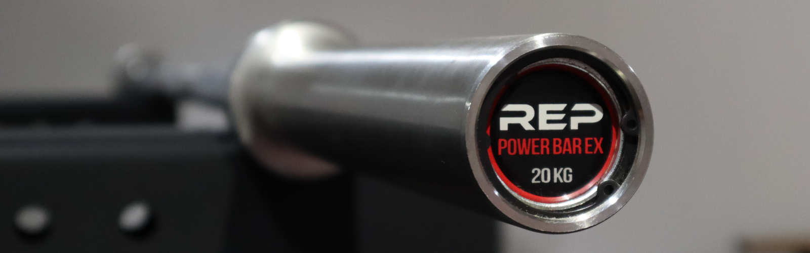 The Rep Deep Knurl Stainless Steel Power Bar EX.