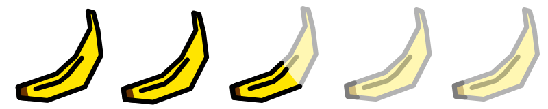 Two and a half bananas.